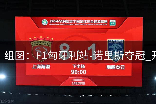 组图：F1匈牙利站-诺里斯夺冠 开心亲吻奖杯